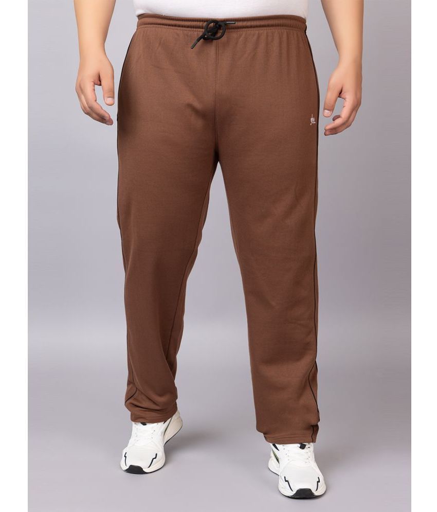     			YHA Brown Fleece Men's Trackpants ( Pack of 1 )