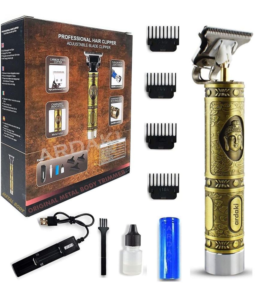     			Beard Trimmer For Men, Professional Hair Clipper, Adjustable Blade Clipper and Shaver, Close Cut Precise Hair Machine, Body Trimmer (Metal Body)