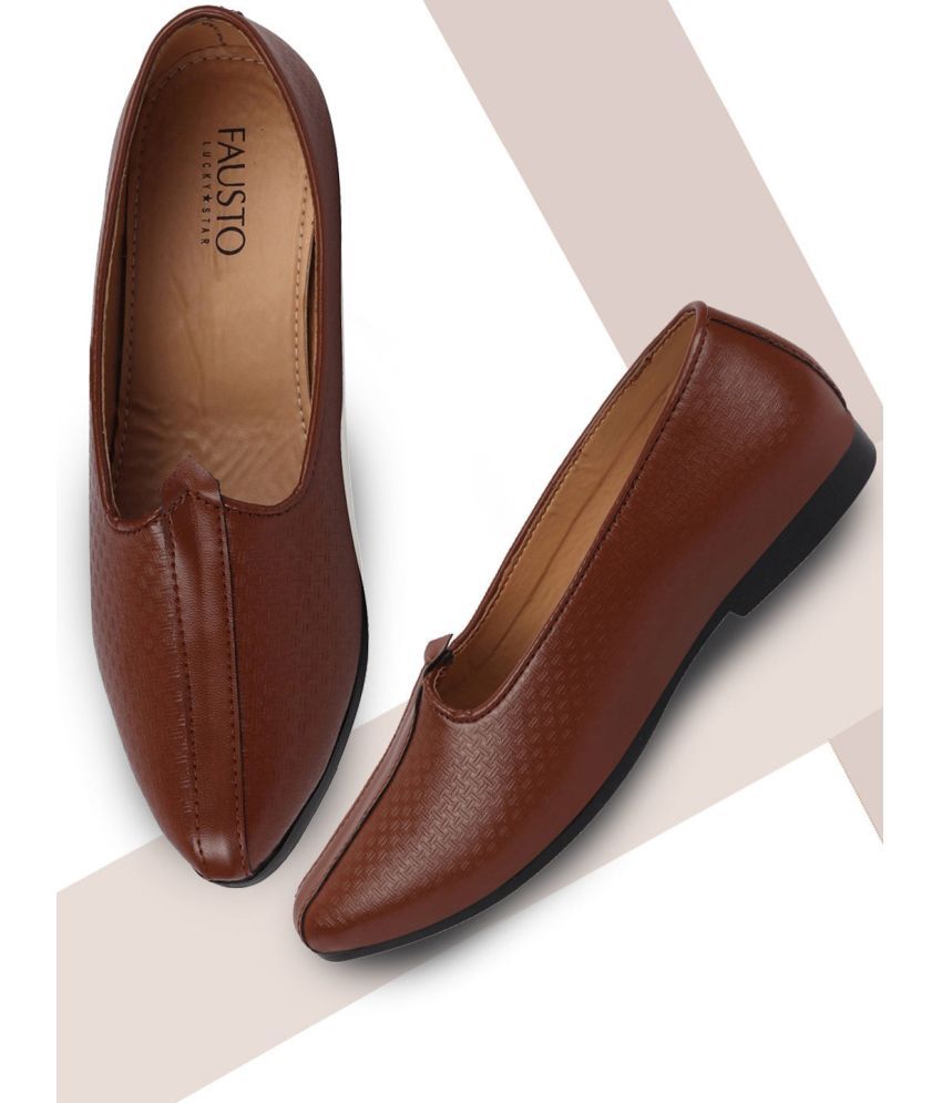     			Fausto Tan Men's Jutti