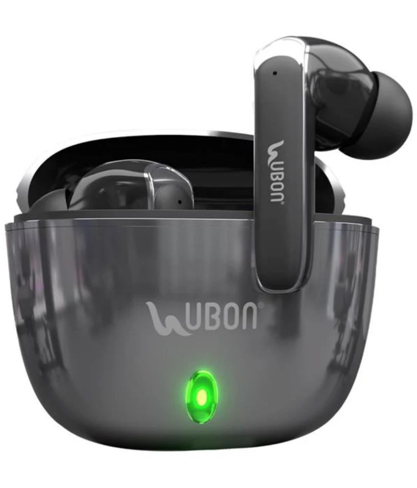     			UBON BT 10 GYM EARBUDS Bluetooth True Wireless (TWS) In Ear 28 Hours Playback Active Noise cancellation IPX4(Splash & Sweat Proof) Black