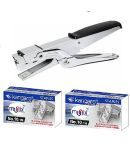 Kangaro Desk Essentials HP-10 All Metal Plier Stapler | Sturdy & Durable for Long Time Use| Sturdy & Durable for Long Time Use | 2000 pcs of No. 10 Stainless Steel Staple Pin | Pack of 3