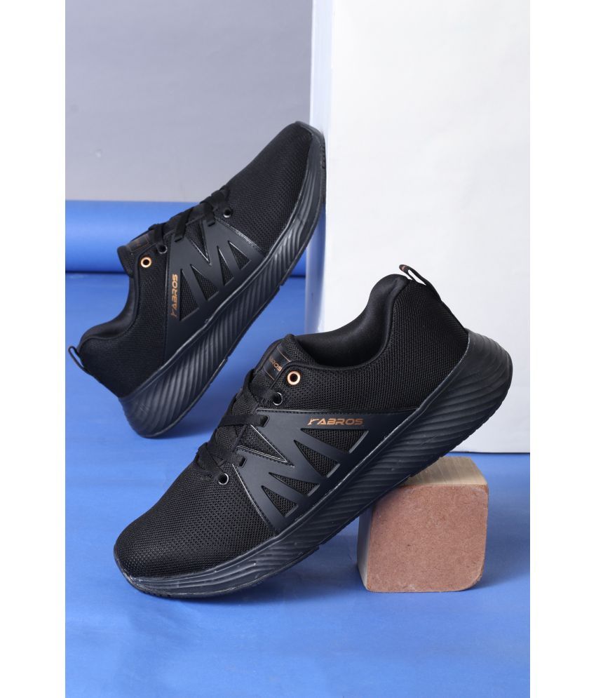     			Abros ASGO2077 Black Men's Sports Running Shoes