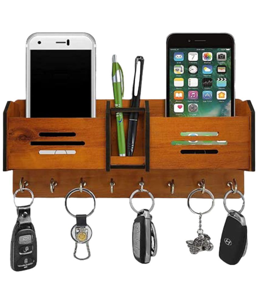     				 Digimate Wall Mobile Holders and Pen Stand for all Smartphones Apple ( Brown )