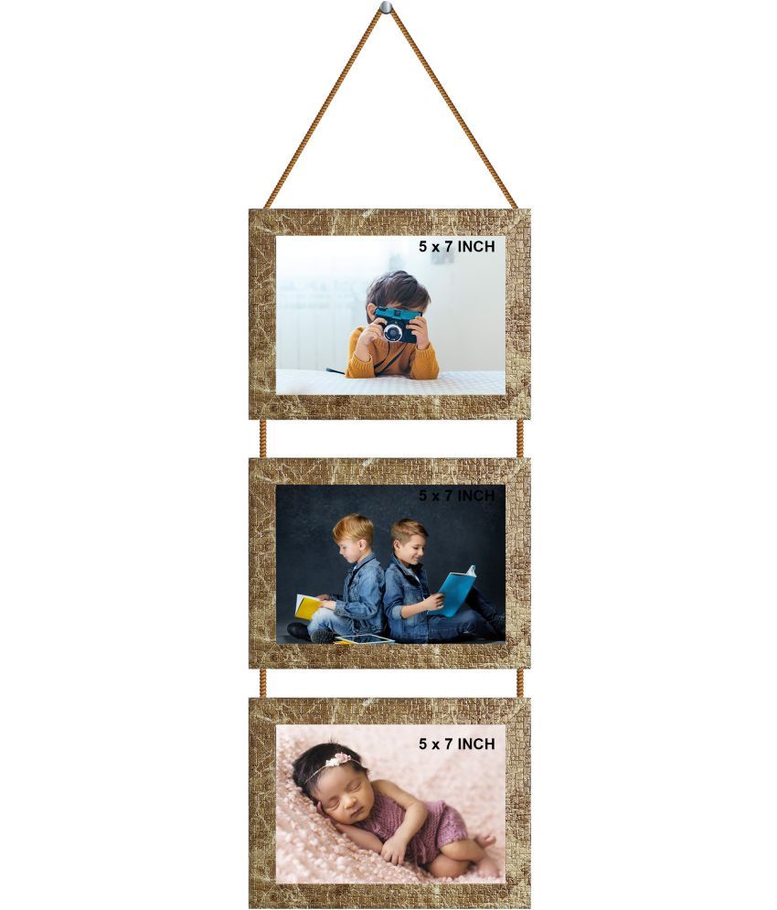     			Indianara Wood Brown Photo Frame Sets - Pack of 1