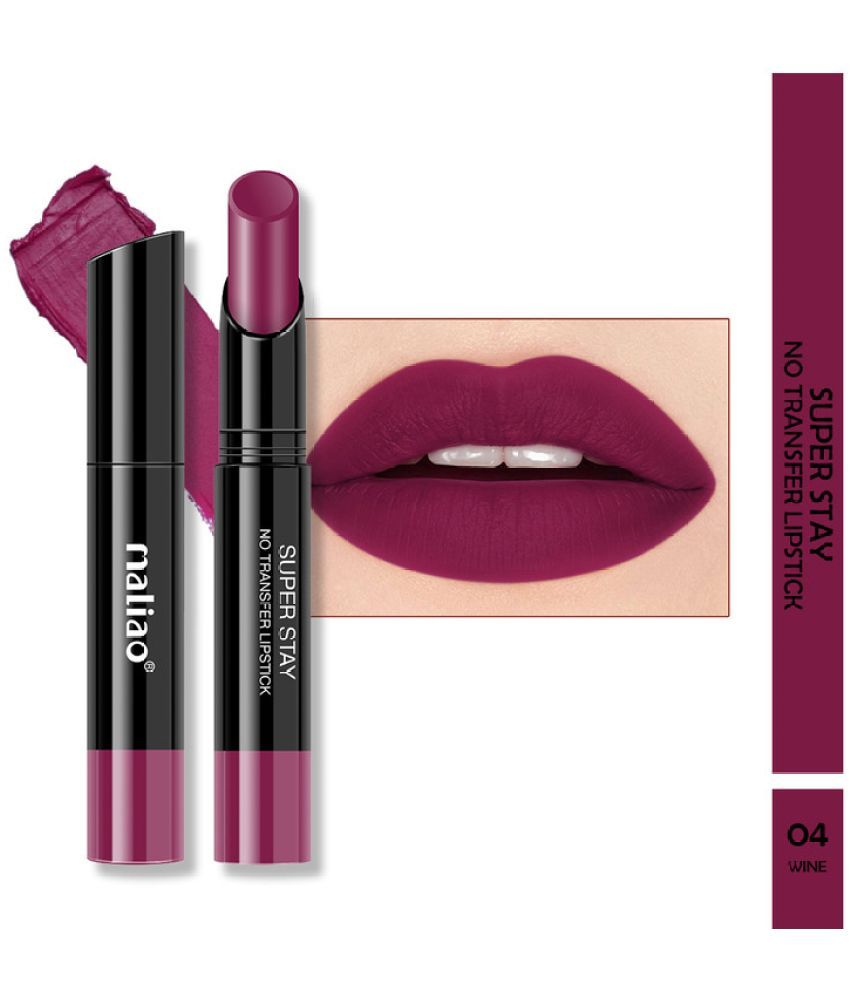     			Maliao Wine Matte Lipstick 3.5