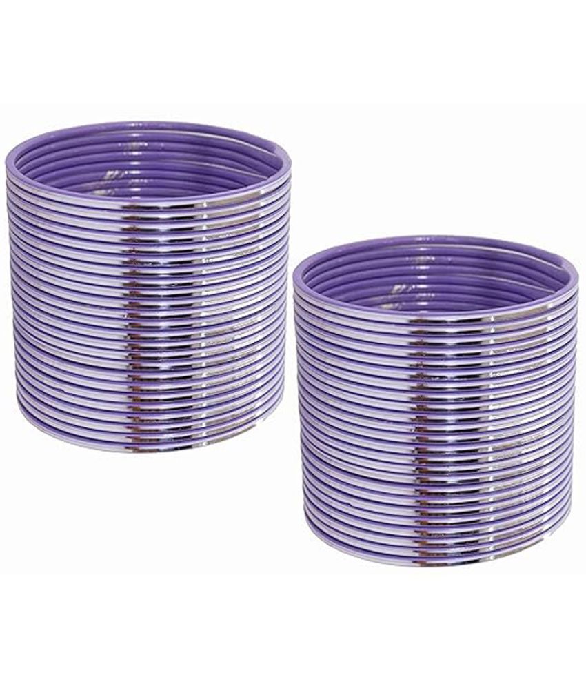     			Omsar Jewelry Purple Bangle Set ( Pack of 36 )