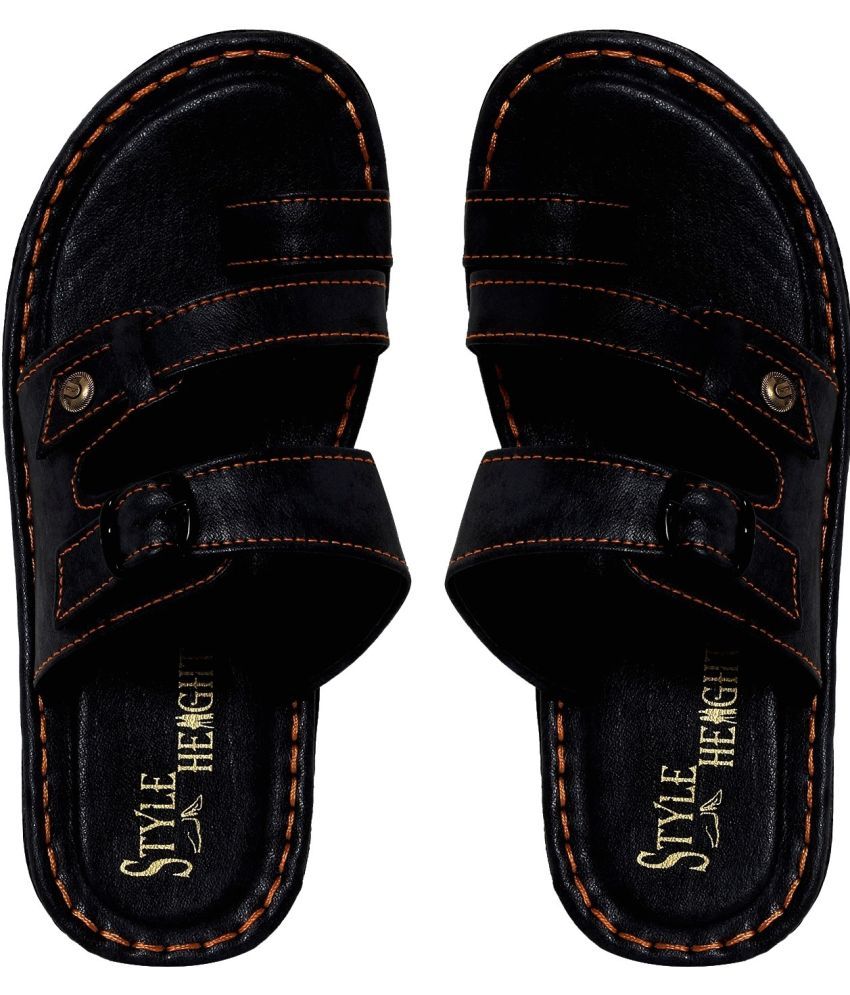     			Style Height - Brown Men's Sandals