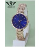 REESKY Rose Gold Metal Analog Womens Watch