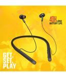 UBON CL 525 Bluetooth Bluetooth Neckband On Ear 40 Hours Playback Active Noise cancellation IPX4(Splash & Sweat Proof) Black