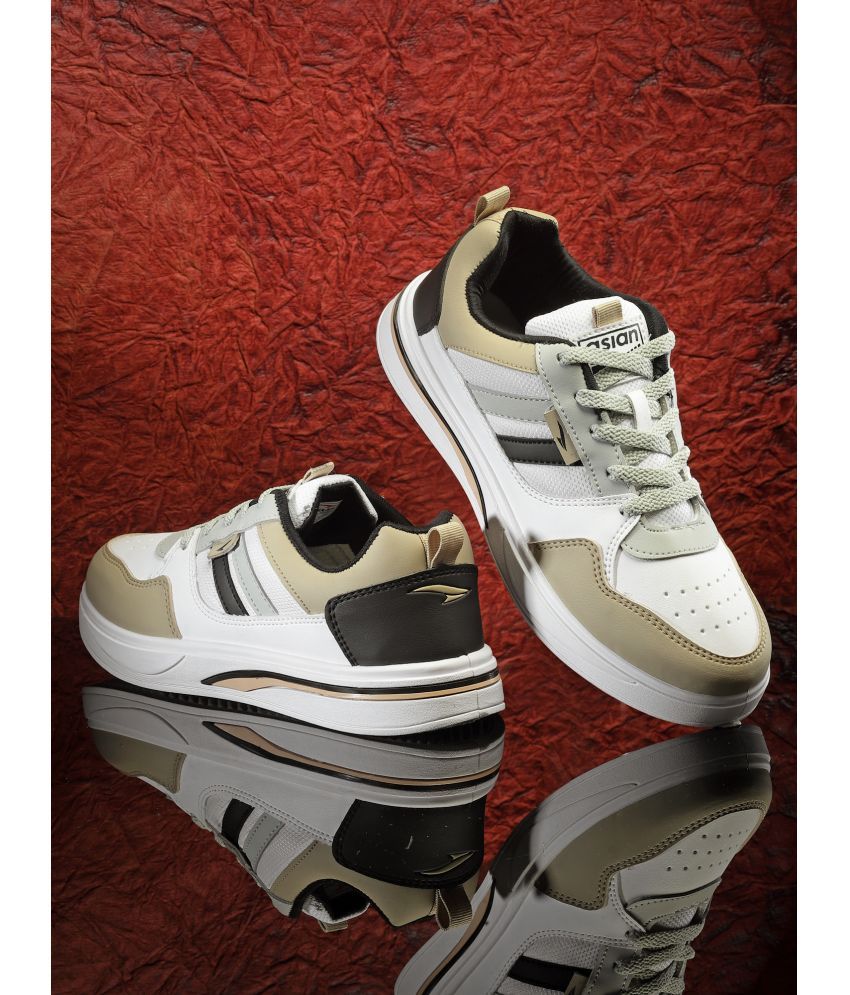     			ASIAN SYDNEY-02 Beige Men's Sneakers