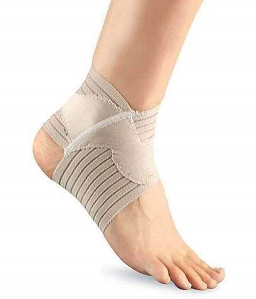     			Ankle Ankel Supports For Unisex Free Size Black Pack of 1