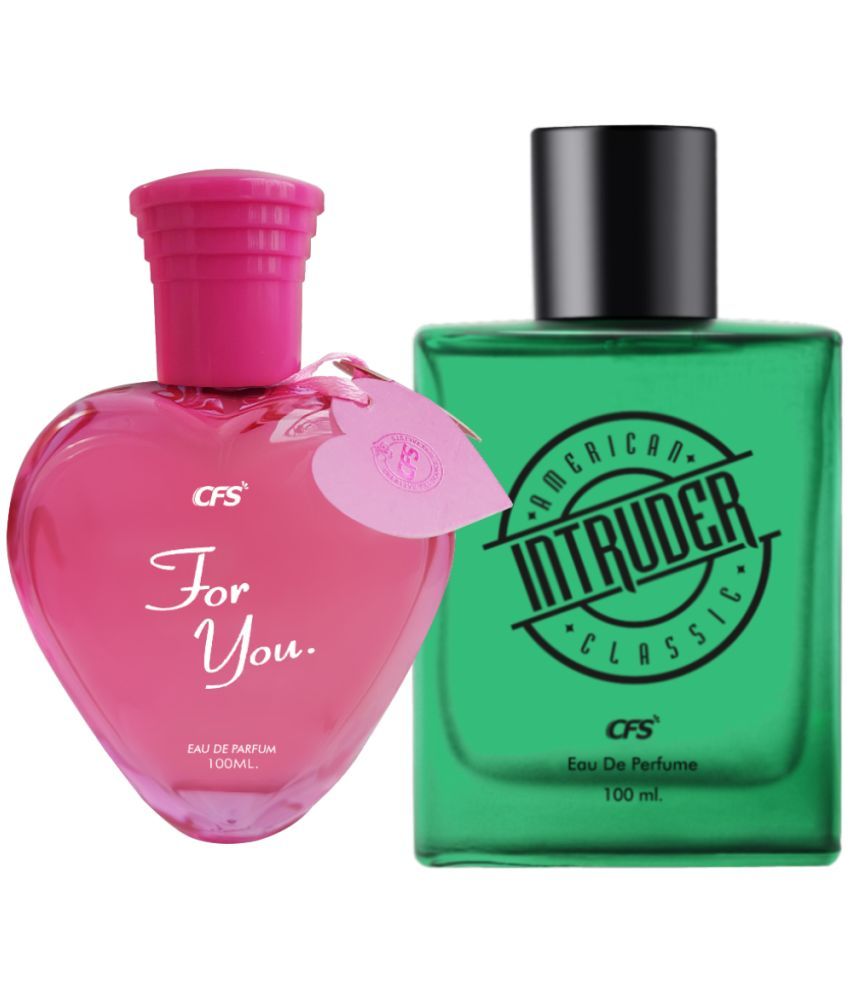     			CFS Intruder Green 100ml & For You 100ml Long Lasting Eau De Parfum