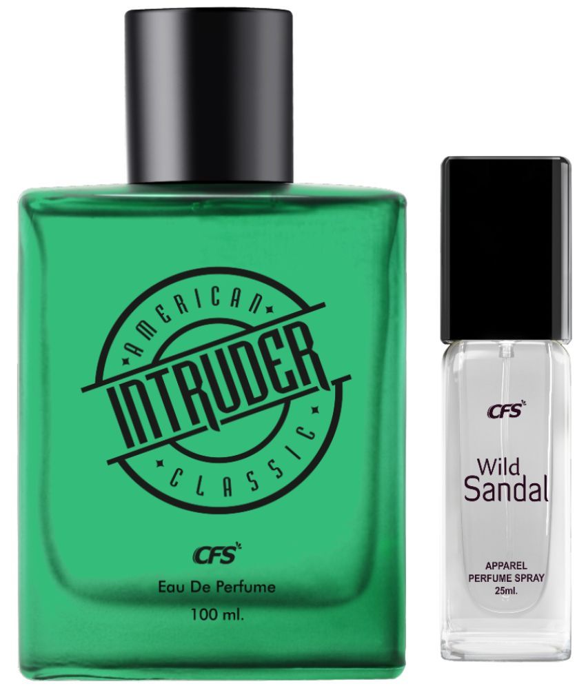     			CFS Intruder Green 100ml & Wild Sandal 25ml Long Lasting Best Perfume