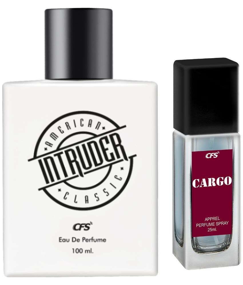     			CFS Intruder White 100ml & Cargo Blue 25ml Long Lasting Best Perfume