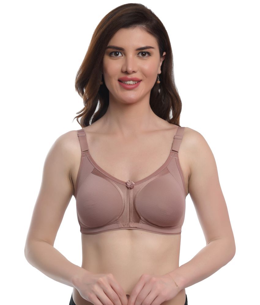     			Elina Beige Cotton Non Padded Women's Minimizer Bra ( Pack of 1 )