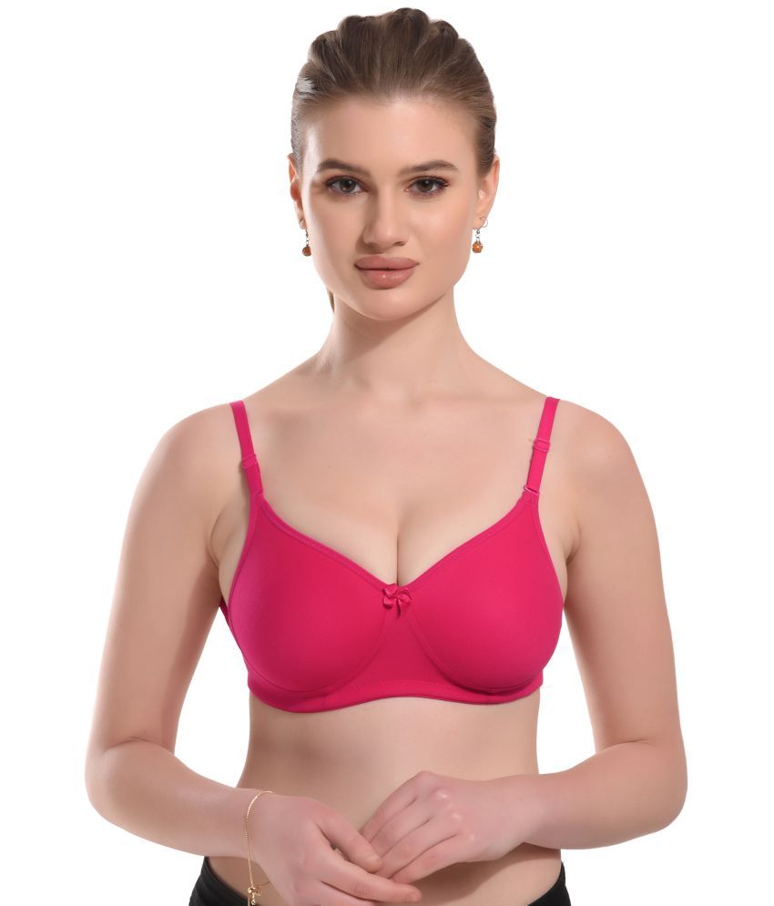     			Elina Cotton Heavily Padded Women's Push Up Bra ( Fluorescent Pink ) RM-HEMA-PAD-RANI