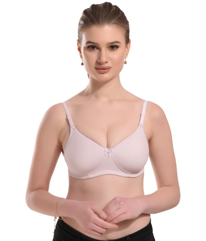     			Elina Lavender Cotton Heavily Padded Women's Push Up Bra ( Pack of 1 )