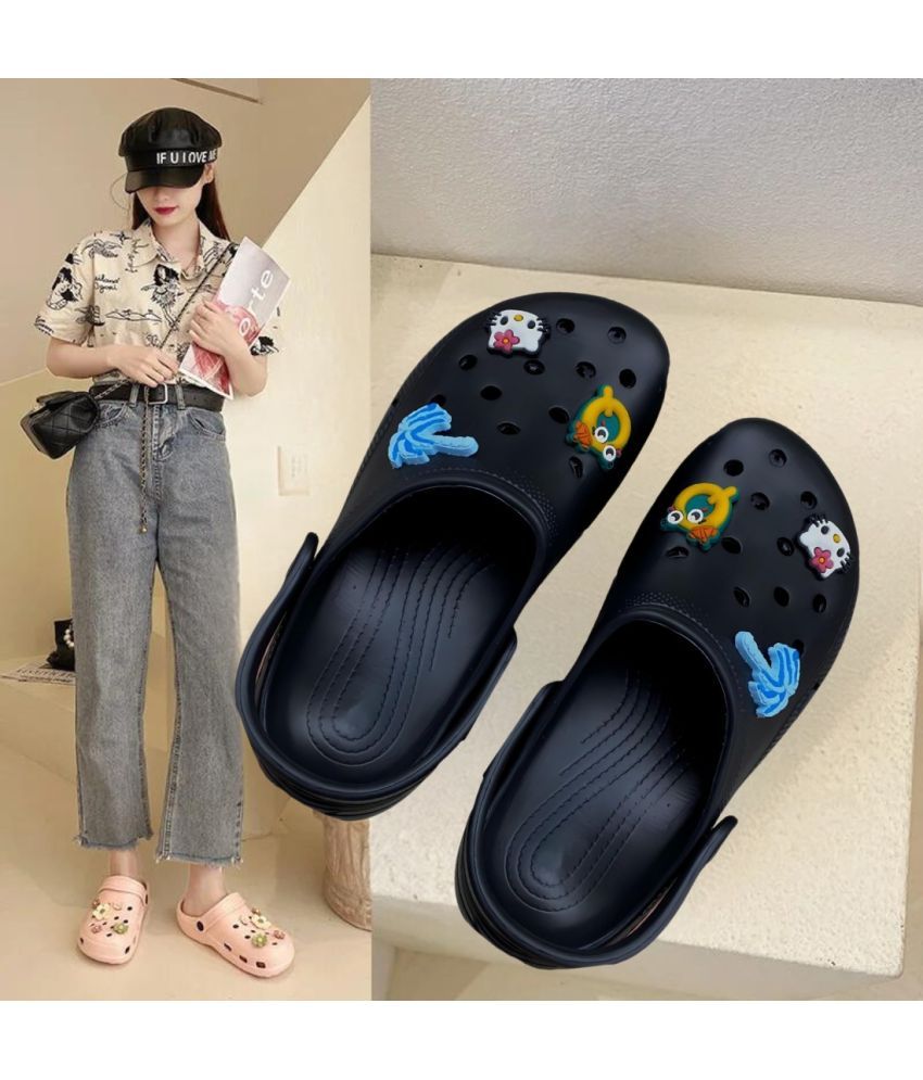     			Jootiyapa Black Clogs