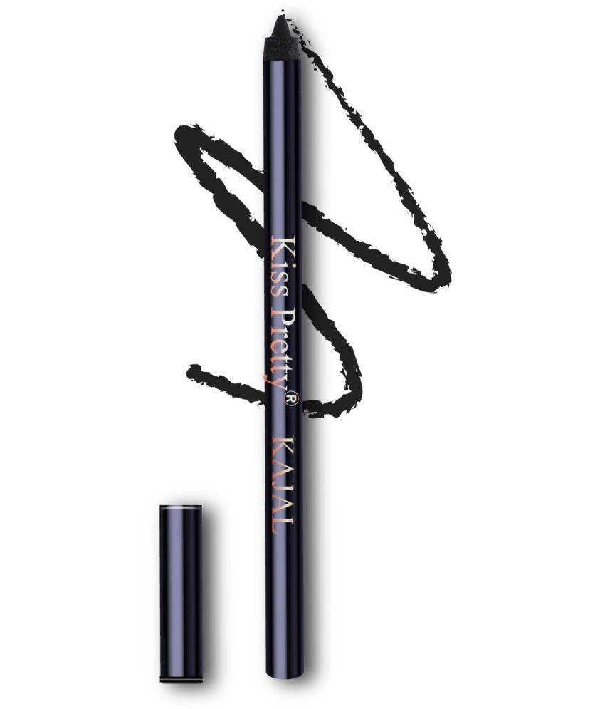     			KISS PRETTY Black Matte Kajal 2 g Pencil ( Pack of 1 )