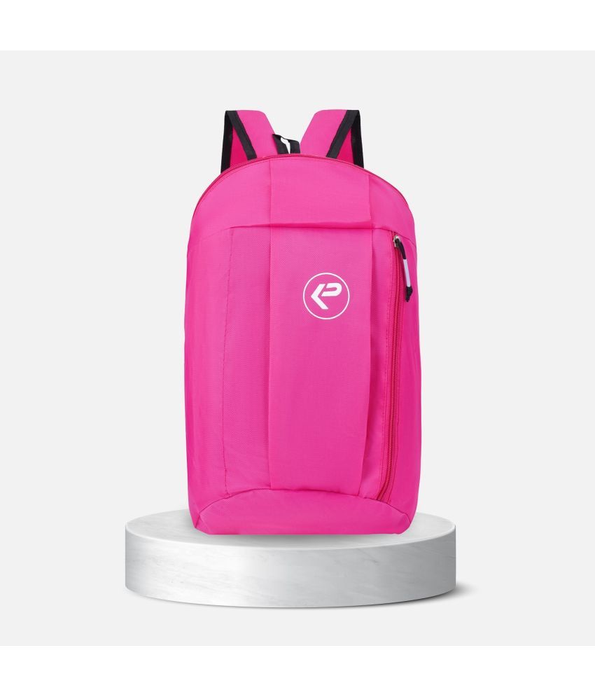     			KP Pink Polyester Backpack ( 20 Ltrs )