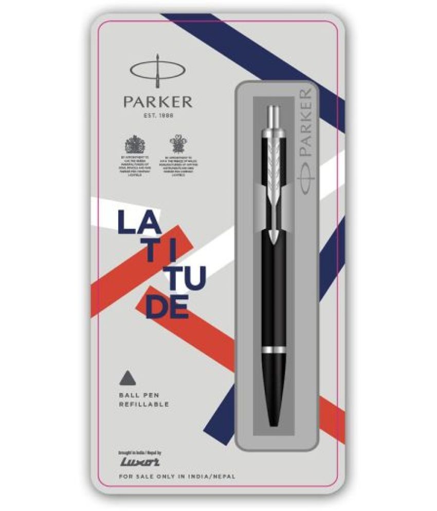     			Parker Latitude Matte Black Ct Ball Pen