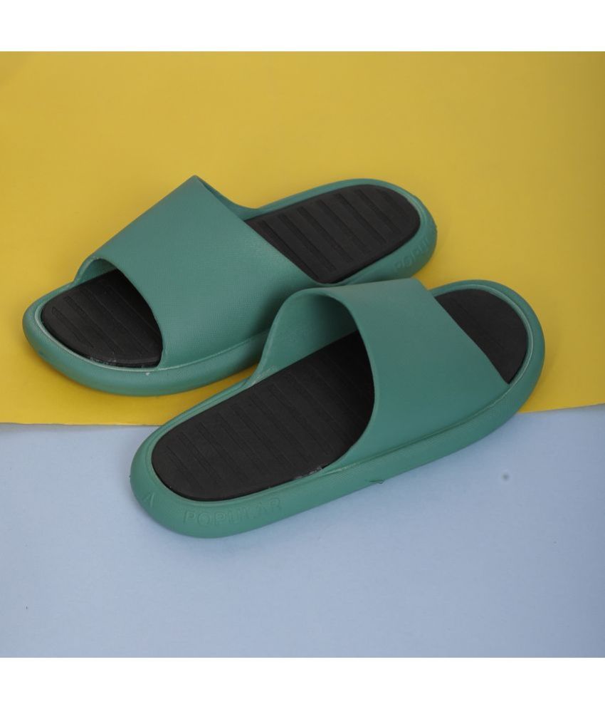     			Style Height Green Men's Slide Flip Flop