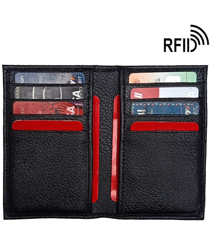     			Wingers PU Leather Unisex Travel Card Holder ( Pack of 1 )