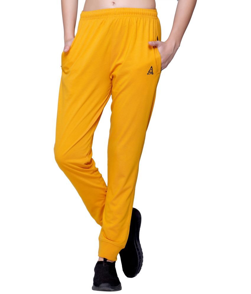     			Elpida Yellow Cotton Women's Outdoor & Adventure Trackpants ( Pack of 1 )