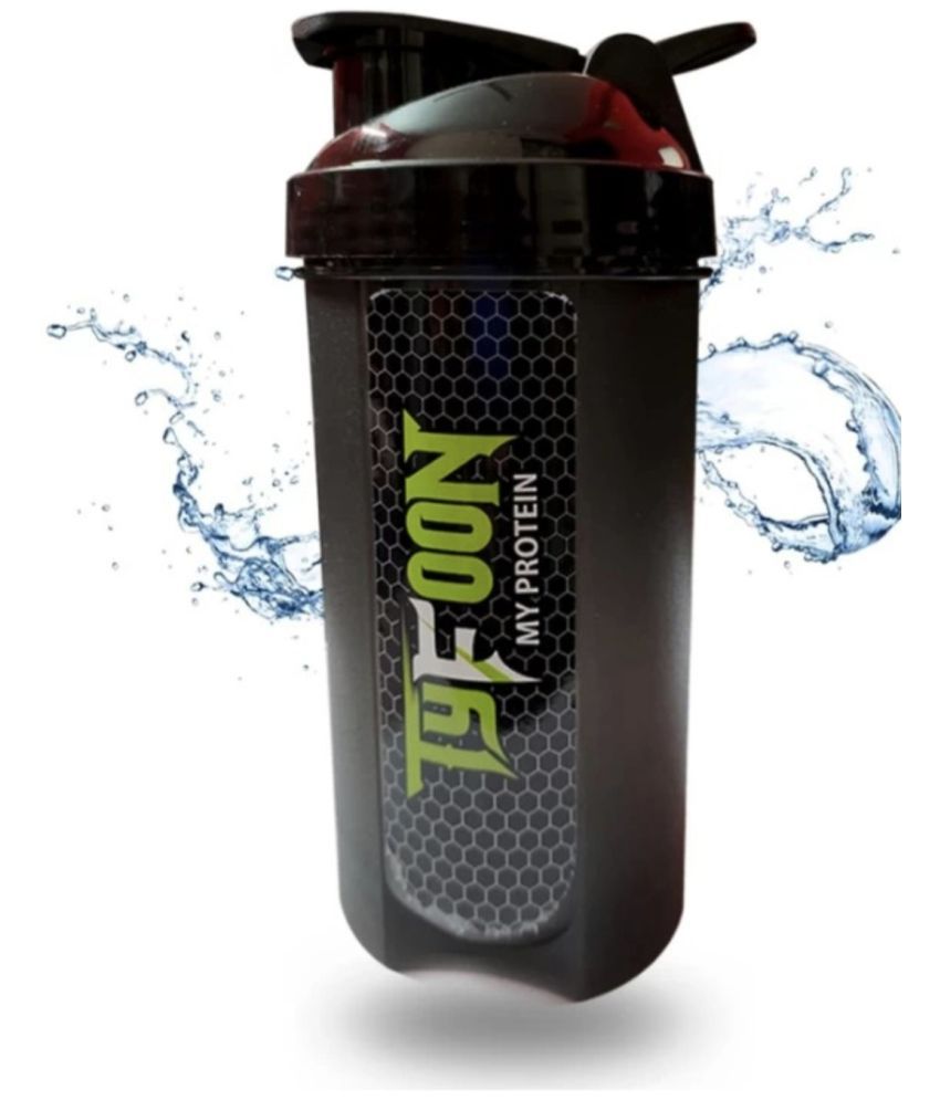     			Fitgo Plastic Black 500 mL Shaker ( Pack of 1 )