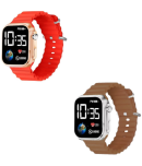 DECLASSE Red Rubber Digital Womens Watch