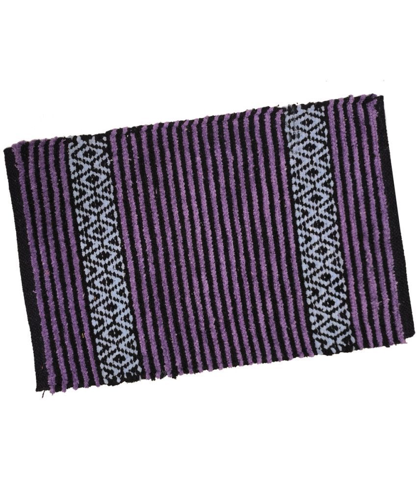     			ADIRNY - Regular Cotton Door Mat ( 59 X 39 cm ) Single - Purple