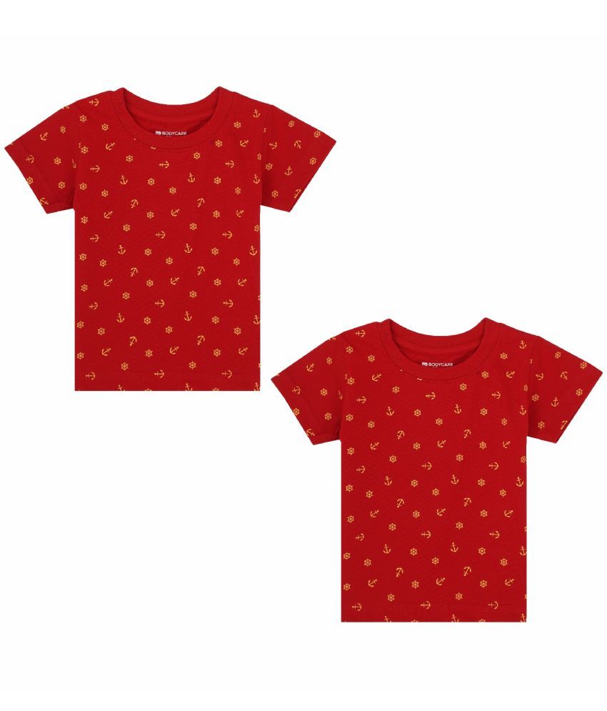     			Bodycare Red Baby Boy T-Shirt ( Pack of 2 )