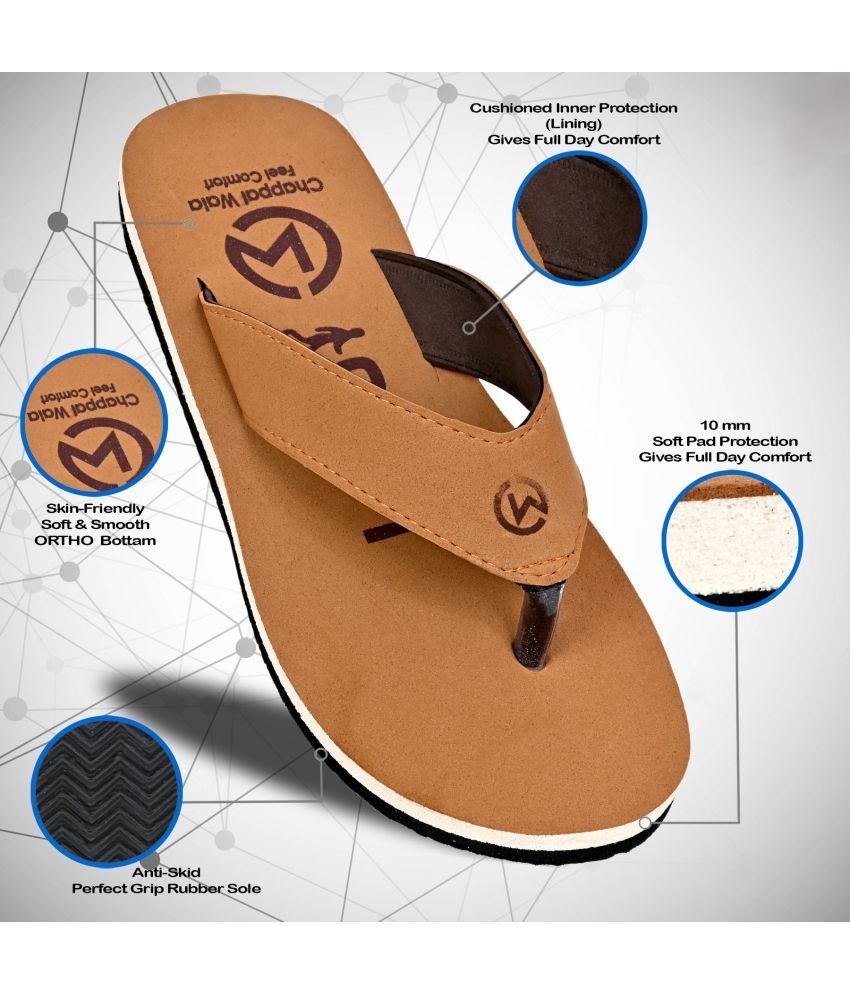     			Chappal Wala Tan Men's Daily Slipper