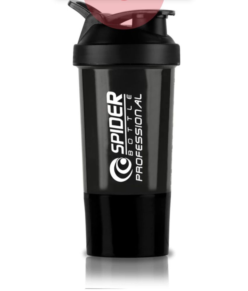     			Fitgo Plastic Black 500 mL Shaker ( Pack of 1 )