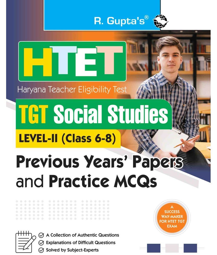     			HTET (TGT- Social Studies) Previous Years' Papers & Practice MCQs (Level-2)