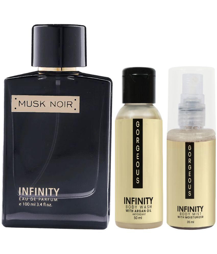     			Infinity Bare EDP Perfume 100ml, Beaute Body Wash 50ml, Beaute Body Mist 35ml Pack of 3