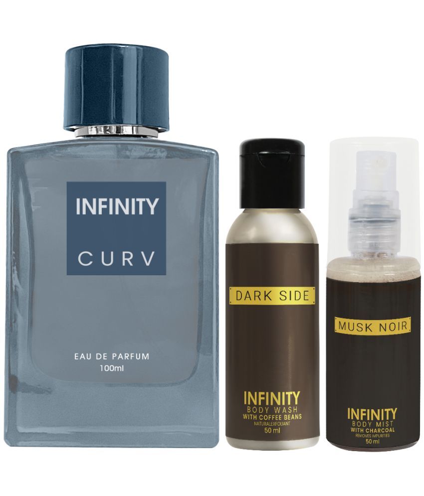     			Infinity Bare EDP Perfume 100ml, Beaute Body Wash 50ml, Beaute Body Mist 35ml Pack of 3