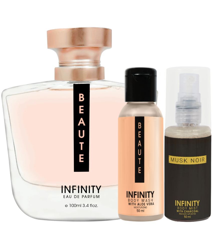     			Infinity Bare EDP Perfume 100ml, Beaute Body Wash 50ml, Beaute Body Mist 35ml Pack of 3