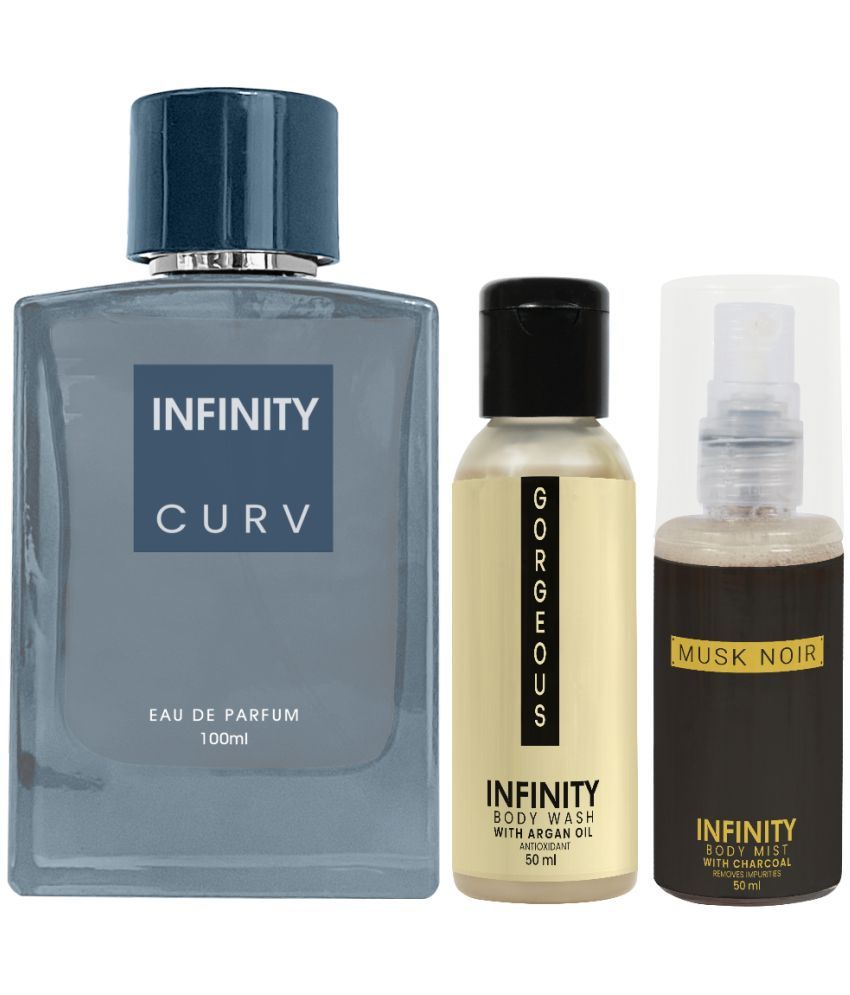     			Infinity Bare EDP Perfume 100ml, Beaute Body Wash 50ml, Beaute Body Mist 35ml Pack of 3