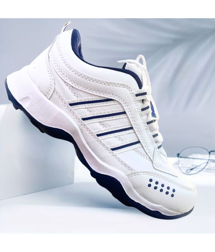     			Jootiyapa White Men's Lifestyle Shoes