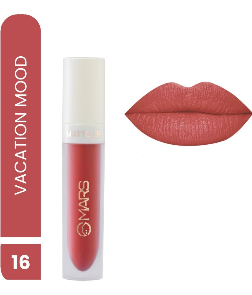     			MARS Matte Liquid Lip Color | Long Lasting | Non-Transfer & Waterproof Lipstick for Women (Shade-16)