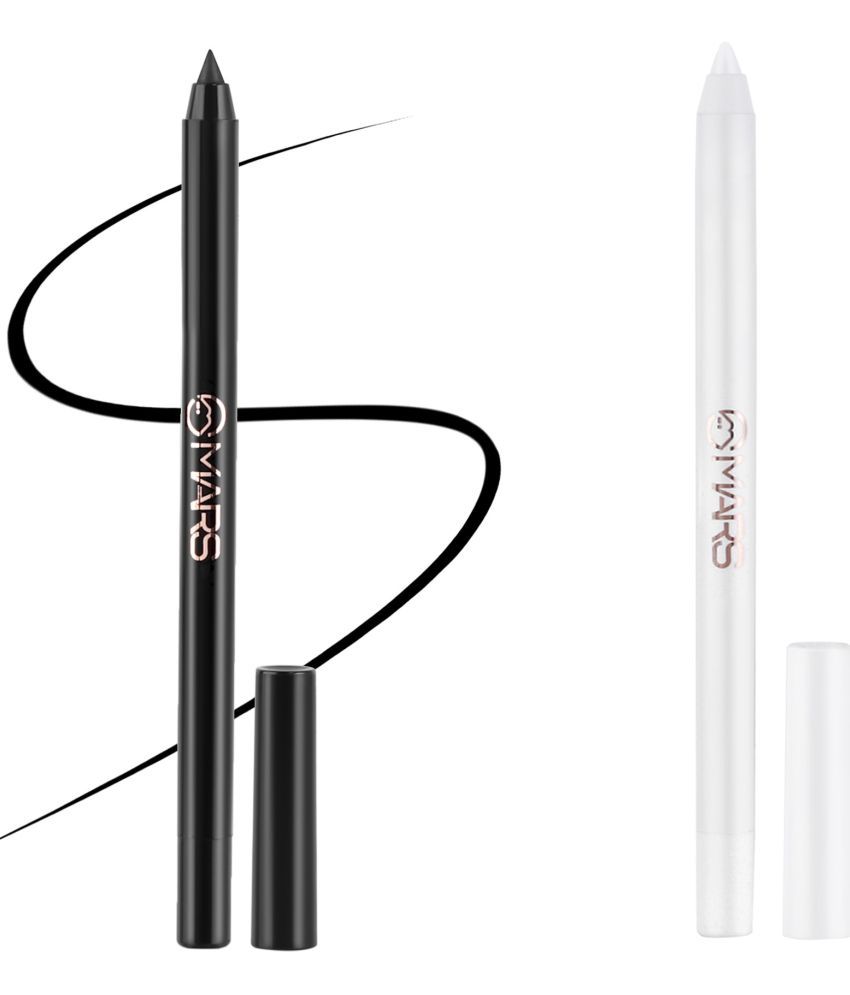     			MARS White Matte Kajal 2 g Pencil ( Pack of 2 )