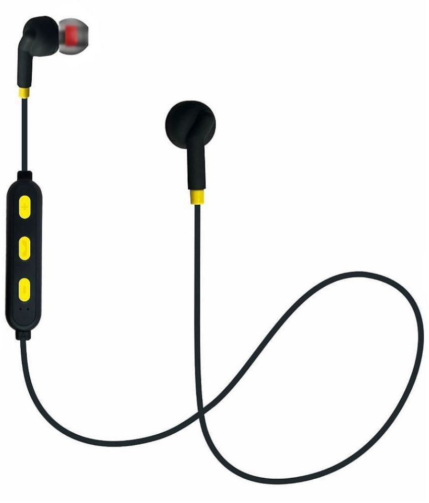     			Neo N15 RBH Bluetooth Bluetooth Neckband On Ear 2 Hours Playback Magnetic earpeice IPX4(Splash & Sweat Proof) Yellow