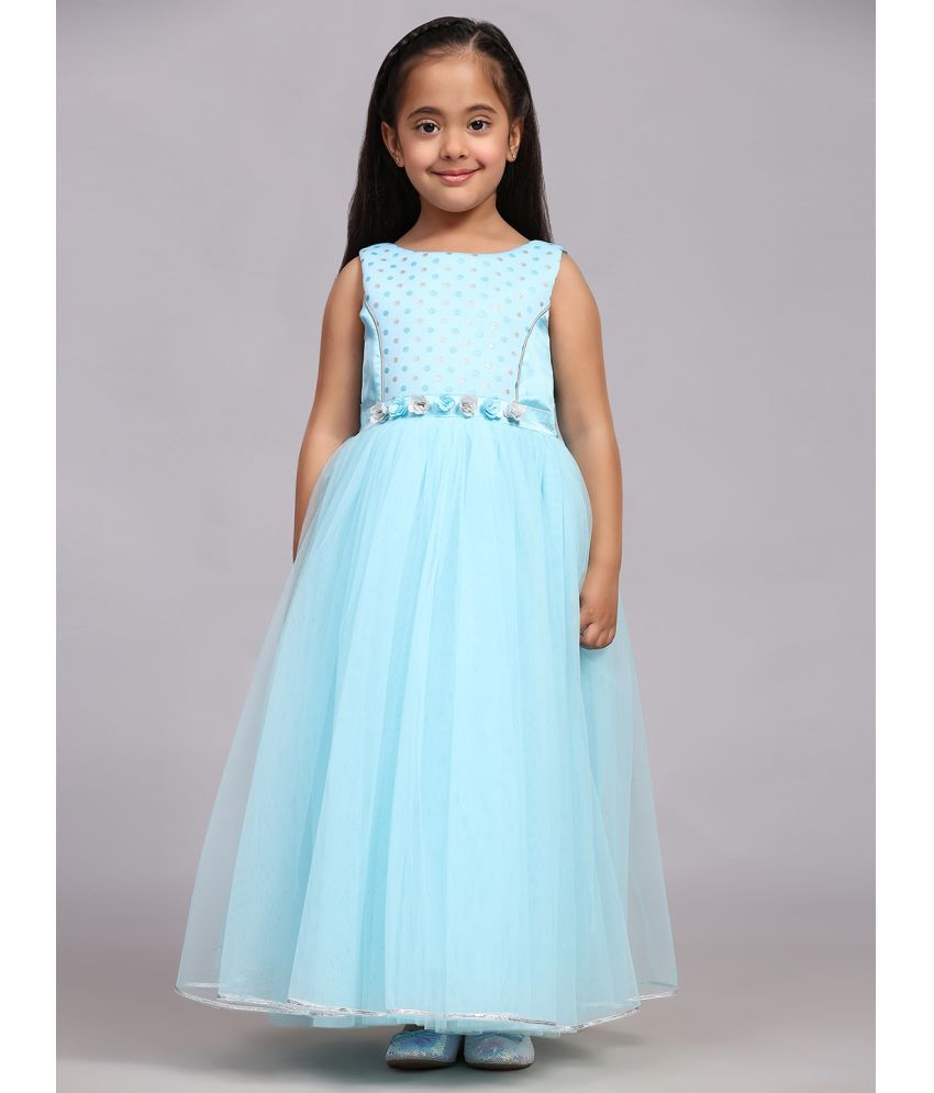     			Toy Balloon Kids Light Blue Net Girls Gown ( Pack of 1 )