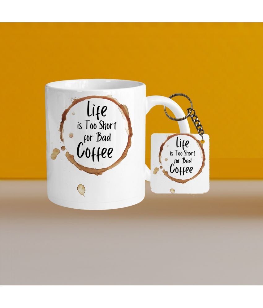     			VM SHOPPING MALL Coffee Mug Solid Ceramic Coffee Mug 330 mL ( Pack of 1 )