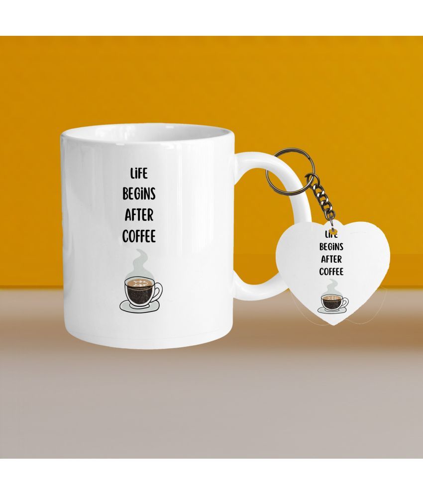     			VM SHOPPING MALL Coffee Mug Solid Ceramic Coffee Mug 330 mL ( Pack of 1 )