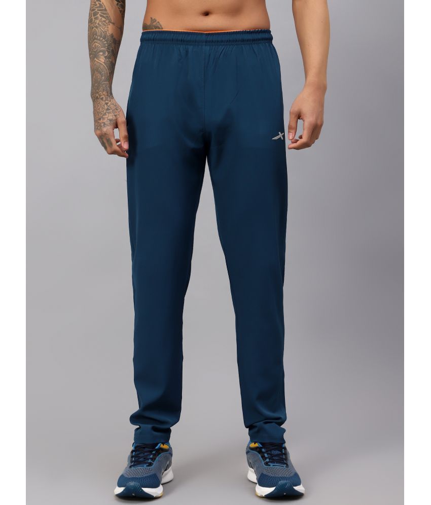     			Vector X Blue Polyester Men's Sports Trackpants ( Pack of 1 )