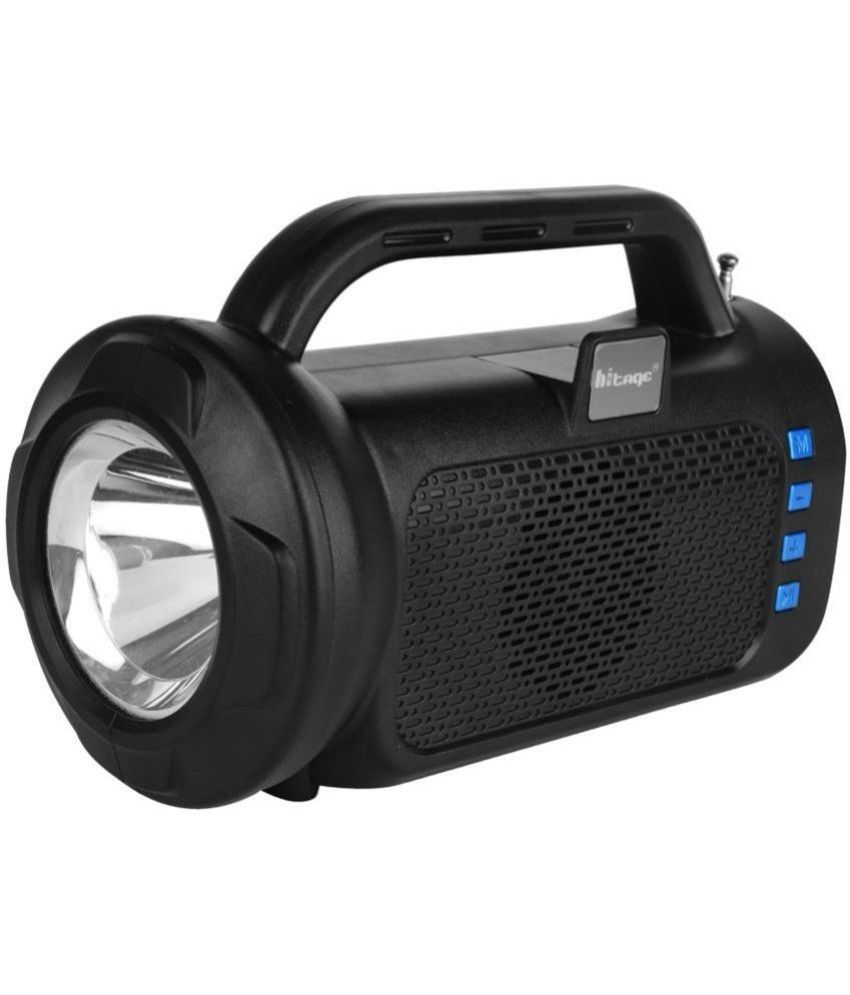     			hitage LEGEND SOLAR  ENERGY 10 W Bluetooth Speaker Bluetooth V 5.0 with USB,SD card Slot Playback Time 24 hrs Black