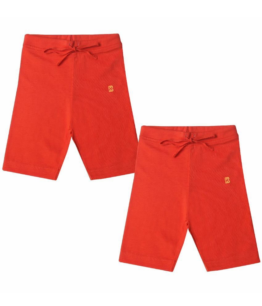     			Bodycare Boys Solid Capri Pack Of 2 - Red