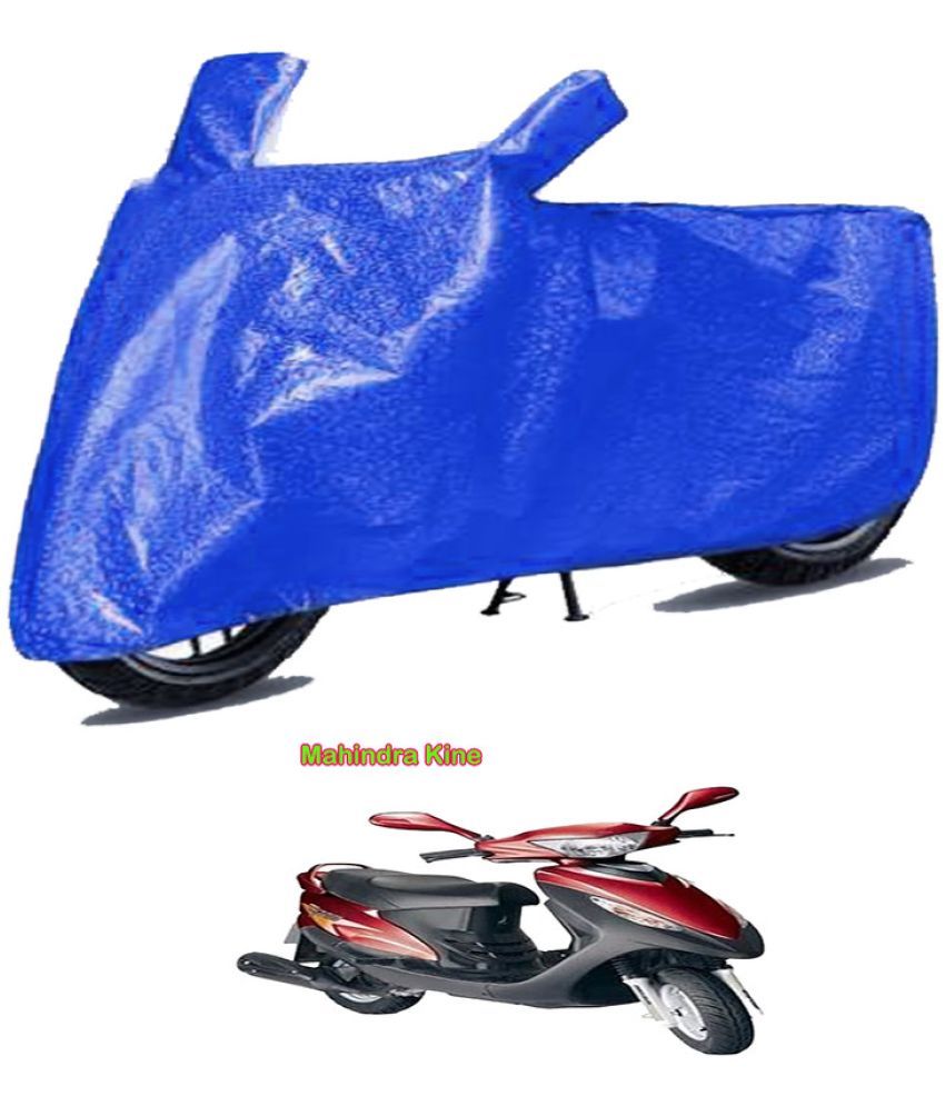     			GOLDKARTZ Bike Body Cover for Mahindra Kine ( Pack of 1 ) , Blue